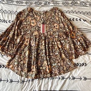 Glamour Farms Boutique floral top